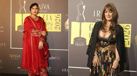 Grazia Fashion Awards 2026: फैशन आइकन्स ने जगमग की रात, स्टाइलिश अवतार ने खींचा सबका ध्यान
