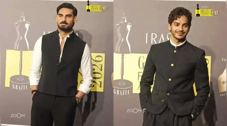 Grazia Fashion Awards 2026: अहान शेट्टी-ईशान खट्टर के धांसू लुक पर फिदा फैंस, रेड कार्पेट पर मचाया तहलका (Exclusive)