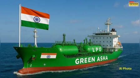 Strait of Hormuz से सीधा निकल रहा भारतीय जहाज, LPG लेकर Green Asha भारत के लिए रवाना