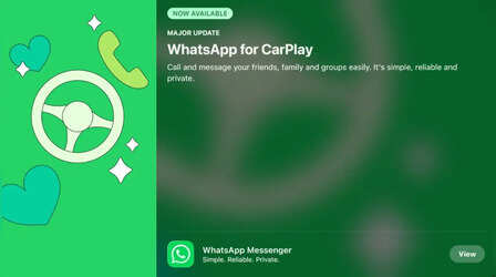 CarPlay के लिए आया WhatsApp का बड़ा अपडेट, अब कार में ही कर सकेंगे कॉल और चैट
