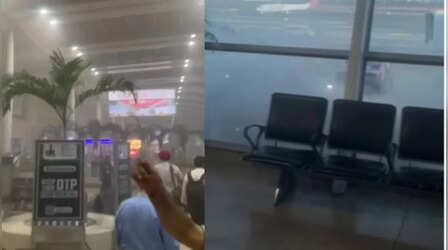 Mumbai Airport Fire: मुंबई के छत्रपति शिवाजी इंटरनेशनल एयरपोर्ट के टर्मिनल 1B के अंदर लगी आग