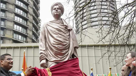 'शिकागो 1893 से सिएटल 2026': अमेरिका में स्वामी विवेकानंद की पहली पूर्ण-आकार की प्रतिमा का अनावरण