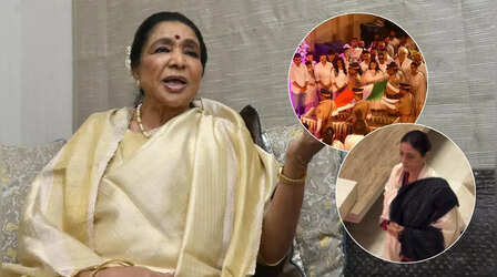 Asha Bhosle Last Rites: आशा ताई को दिया गया राजकीय सम्मान, नम आंखें लिये अंतिम दर्शन करने पहुंचे सितारे