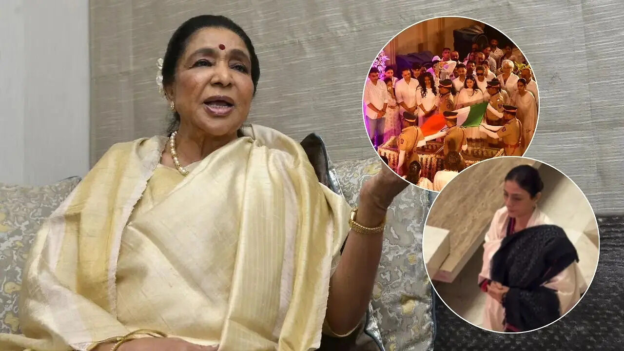 Asha Bhosle Last Rites: आशा ताई को दिया गया राजकीय सम्मान, नम आंखें ...