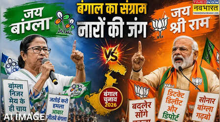 BJP Vs TMC Slogan: बंगाल की 'सियासी झालमुड़ी' को मसालेदार बना रहे ये चुनावी नारे, खेला होबे नहीं; इस बार ट्रेंड में कुछ और...