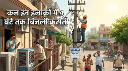 कल का पावरकट (Power Cut 26 April 2026): निजामुद्दीन, टैगोर गार्डन, ओखला सहित इन इलाकों में रविवार को 4 घंटे बिजली की छुट्टी, गर्मी से तर-बतर होंगे लोग