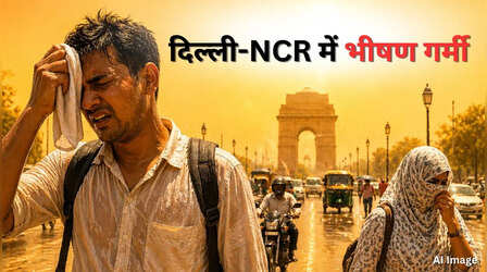 दिल्ली का मौसम (26 April 2026) Delhi Weather Today: भट्टी जैसी तप रही दिल्ली! गर्मी से अप्रैल में जून जैसा हाल; दो दिन लू का अलर्ट जारी