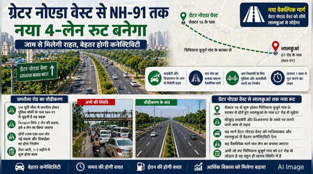 Greater Noida West से लालकुआं के लिए बनेगा नया रूट, शाहबेरी रोड के जाम से मिलेगी मुक्ति