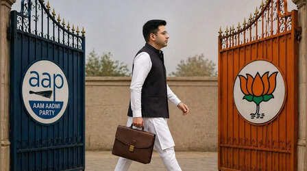 राघव चड्ढा ने 2022 में जिस दलबदल के दरवाजे को बंद करना चाहा, आज उसी दरवाजे से 4 साल बाद बाहर निकल गए