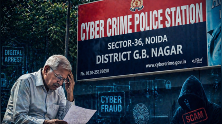 Noida: नोएडा में 84 वर्षीय बुजुर्ग से ‘डिजिटल अरेस्ट’ के नाम पर 85 लाख की ठगी, साइबर अपराधियों का नया जाल