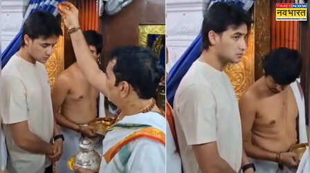 चमत्कारी हनुमान मंदिर के दर्शन करने पहुंचे अभिषेक शर्मा, IPL में मचा रहे जमकर धमाल