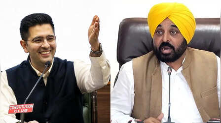 दिल्ली में बढ़ा सियासी पारा, राष्ट्रपति मुर्मू से मिलने पहुंचे राघव चड्ढा, पंजाब CM भगवंत मान ने भी की मुलाकात