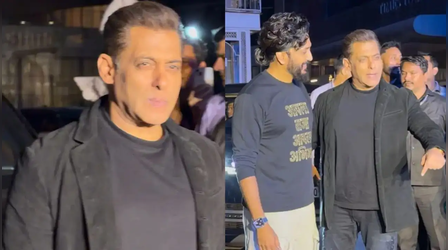 'Raja Shivaji' की सक्सेस पार्टी में शामिल हुए Salman Khan, पैप्स ने भाईजान से मांगी माफी