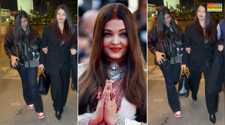 कान्स के लिए निकलीं Aishwarya Rai, बेटी आराध्या के साथ ऐसे धमाकेदार लुक में हुई स्पॉट, फैशन लगा ऑन पाइंट