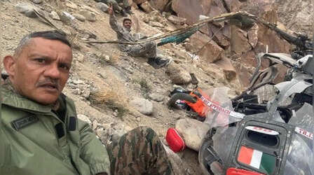 Indian Army का चीता हेलीकॉप्टर क्रैश, मेजर जनरल सचिन मेहता घायल; दोनों पायलट को भी चोट