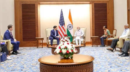 अमेरिकी विदेश मंत्री रुबियो ने प्रधानमंत्री नरेंद्र मोदी से की मुलाकात; व्हाइट हाउस आने का दिया न्योता