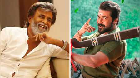 Rajinikanth ने बताया कैसी है सूर्या-तृषा की 'Karuppu', डायरेक्टर आरजे बालाजी को किया कॉल