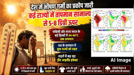 Heat Score: Heat Map में दिख रहा 'हीट आइलैंड इफेक्ट', रात के तापमान में गिरावट से राहत