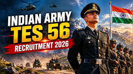 Indian Army TES 56 Recruitment 2026: 12वीं पास युवाओं के लिए सेना में परमानेंट कमीशन का सुनहरा मौका, जानें पूरी प्रक्रिया