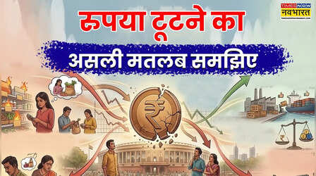 रुपया टूटना क्या होता है? डॉलर के सामने ही क्यों लुढ़कता है Rupya? जानिए गिरता ₹ कैसे बढ़ा रहा आपका खर्च