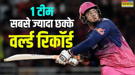राजस्थान रॉयल्स का नया T20 वर्ल्ड रिकॉर्ड, एक लीग में सबसे ज्यादा छक्के