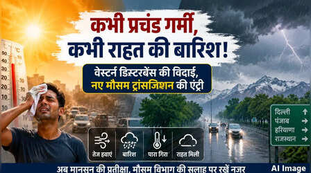 वेस्टर्न डिस्टर्बेंस ने कहा टा-टा,बाय-बाय; फिर हदें पार करेगा पारा, अब Monsoon का इंतजार
