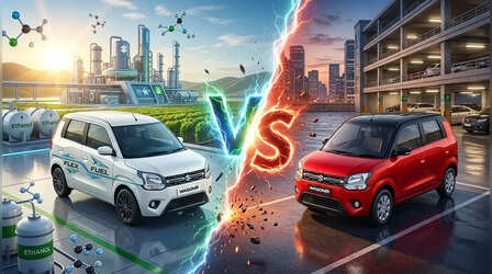 पेट्रोल की छुट्टी करने आई WagonR Flex-Fuel! समझें रेगुलर पेट्रोल मॉडल से कितनी अलग और किफायती है ये कार