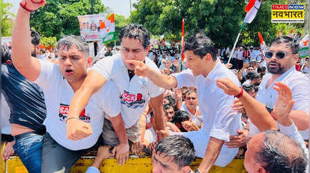 CM हाउस के पास कांग्रेस का हल्ला बोल, दीपेंद्र हुड्डा पर क्यों हुआ वाटर कैनन का इस्तेमाल? डटे रहे IYC के कार्यकर्ता