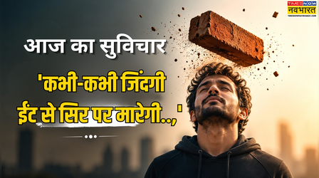 Aaj Ka Suvichar: 'कभी-कभी जिंदगी ईंट से सिर पर मारेगी..,' इस एक लाइन में छिपा है कामयाबी का राज, जीवन में लें उतार