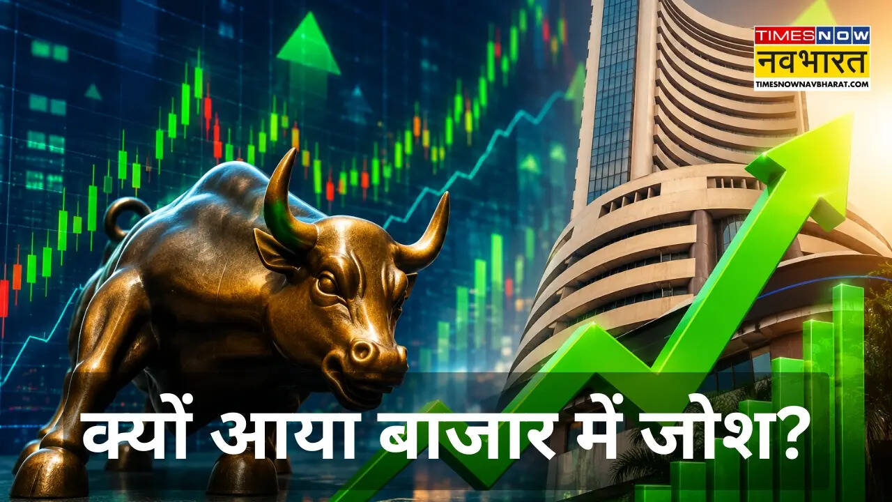 Share Market Today : Nifty 136 और Sensex 511 अंक उछले, क्यों आया बाजार में जोश?