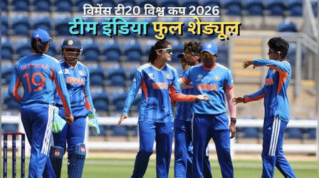 ICC Women's T20 World Cup 2026: महिला टी20 विश्व कप कब से होगा शुरू, भारत के मैच कब-कब होंगे, यहां जानिए