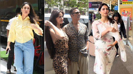 Stars Spotted Today: दिशा पाटनी संग नजर आए अक्षय कुमार, करीना कपूर के कूल लुक पर फिदा हुए लोग