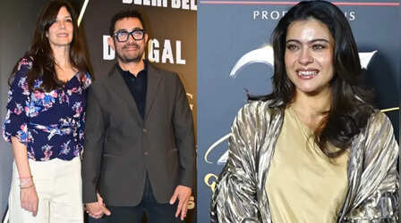 Kajol ने आमिर खान की तीसरी शादी पर तोड़ी चुप्पी, Ex वाइफ किरण राव के सामने बोली ऐसी बात; शर्माए एक्टर