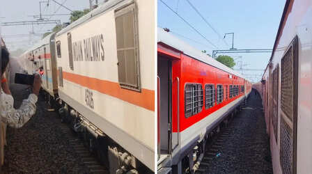 Ratlam News: रणथंभौर एक्सप्रेस में धुआं उठने से यात्रियों में मची अफरा-तफरी, टला बड़ा हादसा
