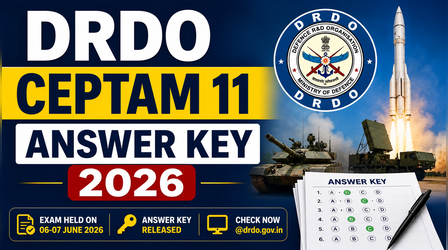 DRDO CEPTAM 11 Tier 2 Answer Key 2026: डीआरडीओ ने जारी की सेप्टम-11 टियर-2 परीक्षा की आंसर-की, यहाँ देखें डाउनलोड करने के आसान स्टेप्स