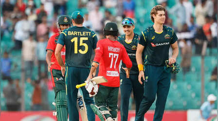 BAN vs AUS 2nd T20I Highlights: ऑस्ट्रेलिया ने बांग्लादेश को रोमांचक मुकाबले में पटखनी देकर जीती सीरीज, मैट रेनशॉ ने मचाया धमाल