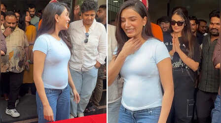प्रेग्नेंट हैं Samantha Ruth Prabhu? व्हाइट टी-शर्ट में साफ दिखा एक्ट्रेस का बेबी बंप, हैरान हुए फैंस