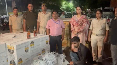 Patna News: शराबबंदी के बीच पटना में 48 लाख की विदेशी शराब जब्त, एक तस्कर गिरफ्तार