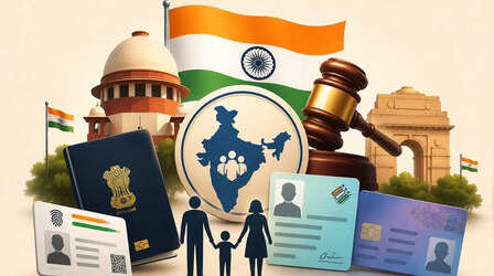 Explainer: भारत में नागरिकता कैसे तय होती है, क्या पासपोर्ट, आधार या वोटर आईडी नागरिकता का पक्का सबूत हैं?