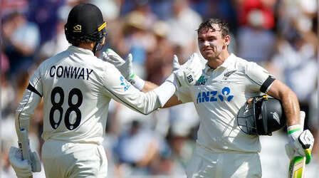 ENG vs NZ 3rd Test Day 1 Highlights: टॉम लैथम और डेवोन कॉन्वे के शतकों की बदौलत न्यूजीलैंड ने की तीसरे टेस्ट में धमाकेदार शुरुआत
