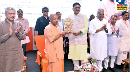 जेवर बनेगा भारत का सोलर हब, CM योगी बोले- 20 हजार मेगावाट ग्रीन एनर्जी का लक्ष्य; युवाओं को मिलेगा रोजगार