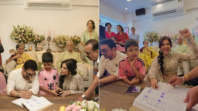 Aamir Khan-Gauri Spratt Wedding: एक दूजे के हुए आमिर खान-गौरी, बधाई देने पहुंचे फैंस