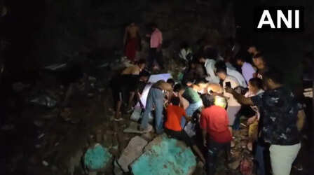 अजमेर में भारी बारिश से मकान ढहा, एक परिवार के तीन लोग मलबे में दबे