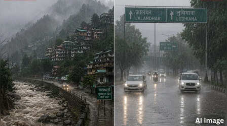 हिमाचल में बारिश का कहर, पंजाब में अब बरसेंगे बादल! IMD का बड़ा अलर्ट