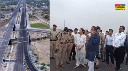 दिल्ली-मुंबई एक्सप्रेसवे पर दौड़ी गडकरी की नजर, 12 घंटे में सफर पूरा करने की तैयारी; MP में लिया जायजा