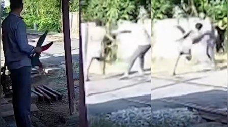 Viral Video: रेलवे ट्रैक पर खड़े शख्स के लिए काल बनने वाली थी ट्रेन, गेटकीपर ने जान पर खेलकर बचाई जिंदगी
