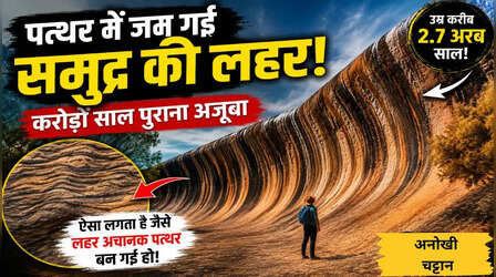 पत्थर में जम गई समुद्र की लहर! करोड़ों साल पुराने इस अजूबे को देख आंखों पर नहीं होगा यकीन