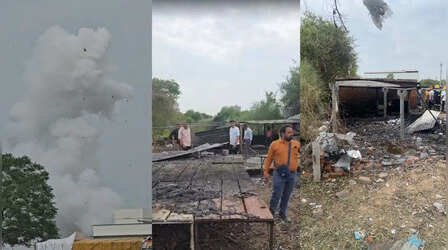 अहमदाबाद पटाखा फैक्टी में भीषण आग, 9 लोगों की दर्दनाक मौत, 50 मीटर दूर तक मिले शव, मुआवजे का एलान