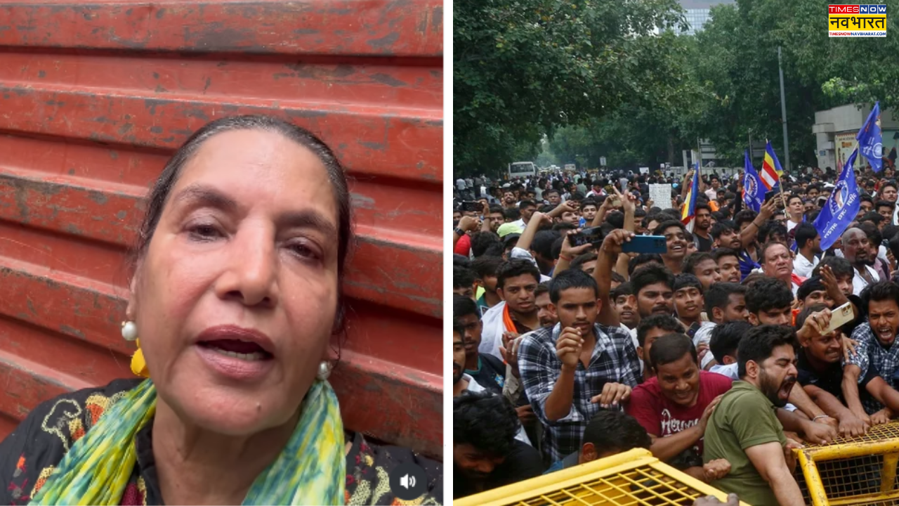 'लड़कियों पर भी लाठीचार्ज...' Shabana Azmi ने कर दिया बड़ा दावा