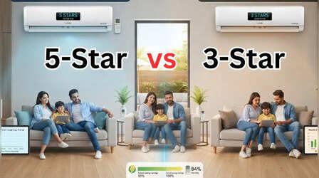 5-Star vs 3-Star AC: सालभर में बिजली बिल में कितना फर्क पड़ता है? खरीदने से पहले जान लें पूरा गणित